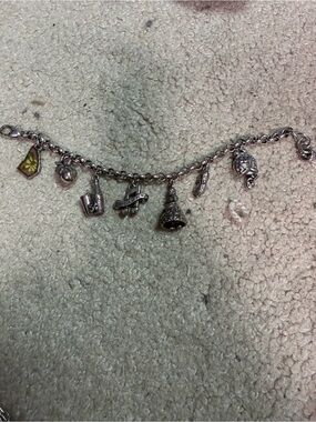Women’s Retired Brighton Georgia State Limited Ed Sterling Silver Charm Bracelet